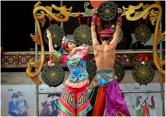贵州水族铜鼓舞图片