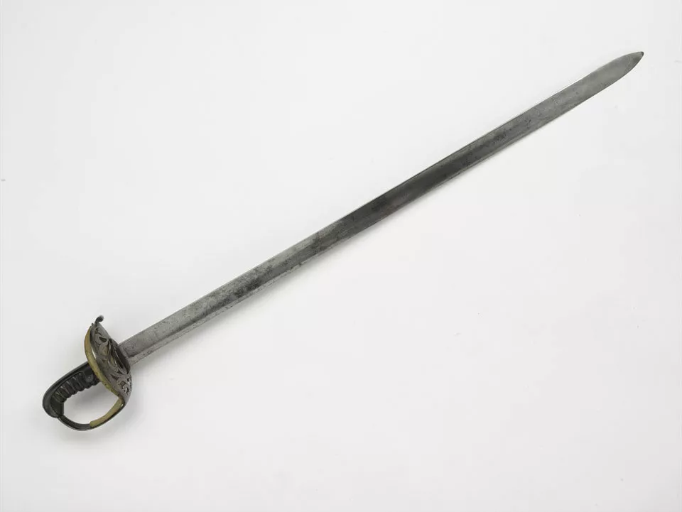 骑兵刀也不全是弯的?拿破仑战争时期的1796直刃重骑兵刀