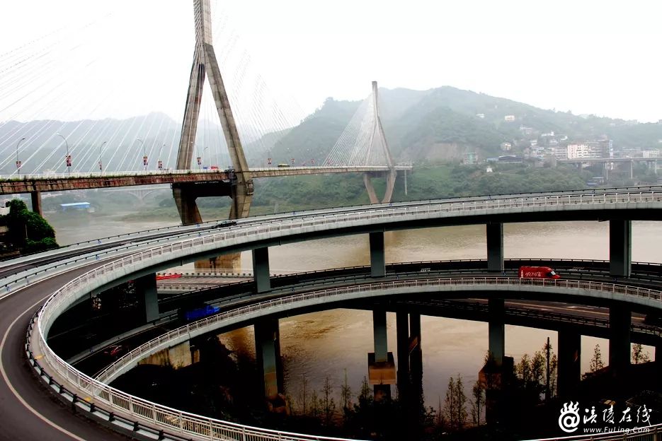 涪陵乌江大桥亚洲第一图片