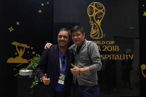 范志毅世界杯揭幕战邂逅雷科巴,友谊持续22年,喝中国白酒叙旧
