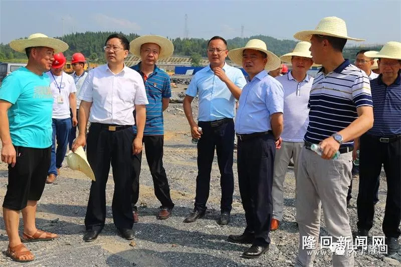 王永紅劉軍調研城北片區重點項目建設工作確保懷邵衡鐵路隆回火車站