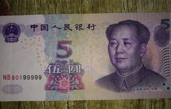 99版5元人民币图样图片