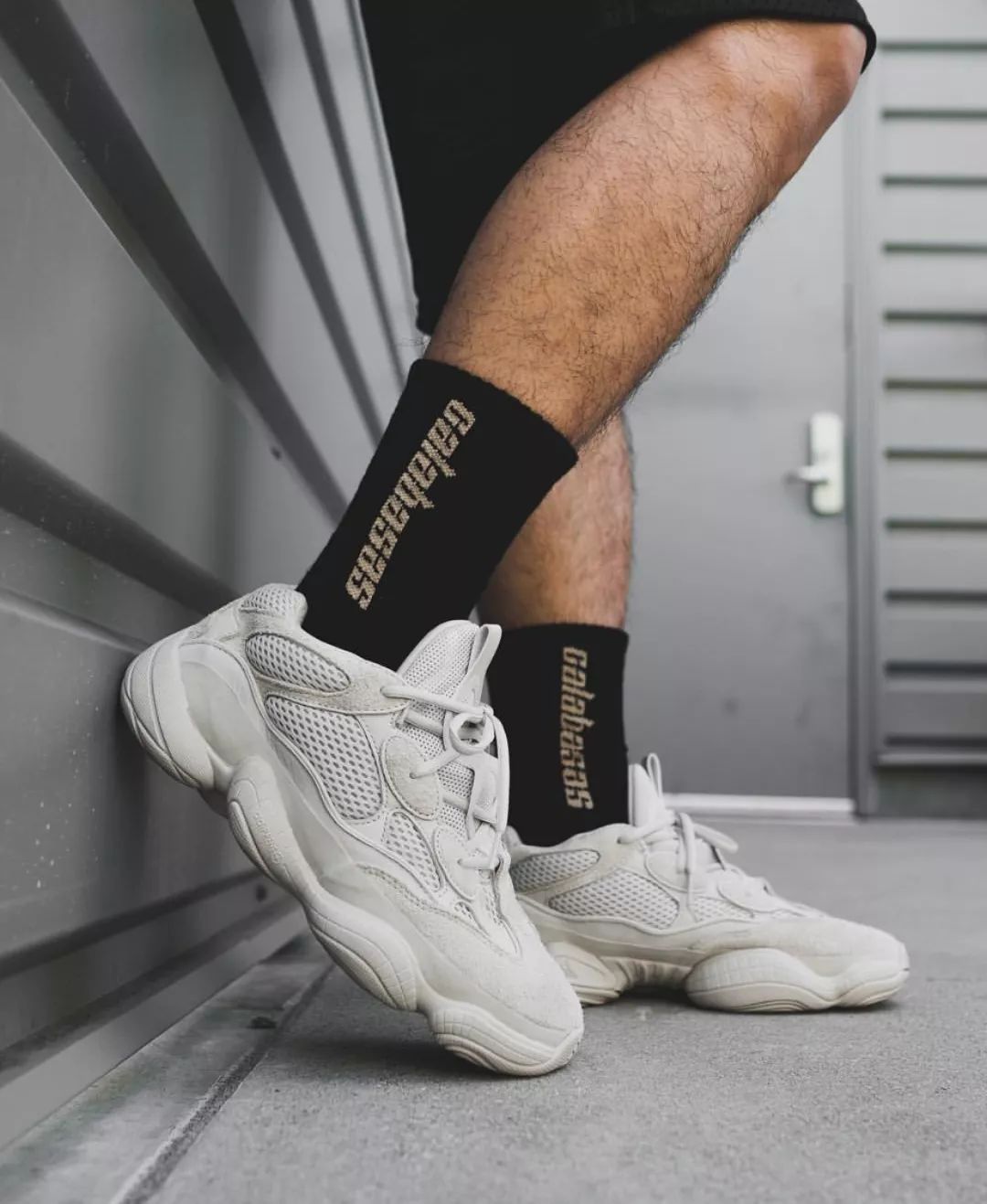 yeezy500上脚图图片