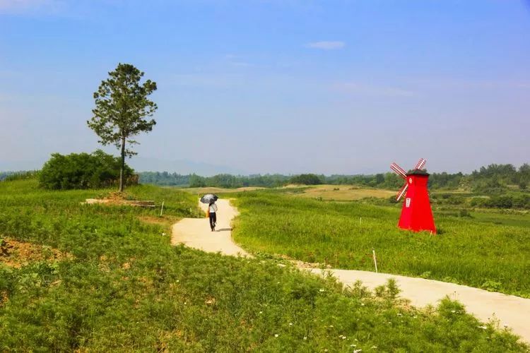 太阳坡寨四季田园图片