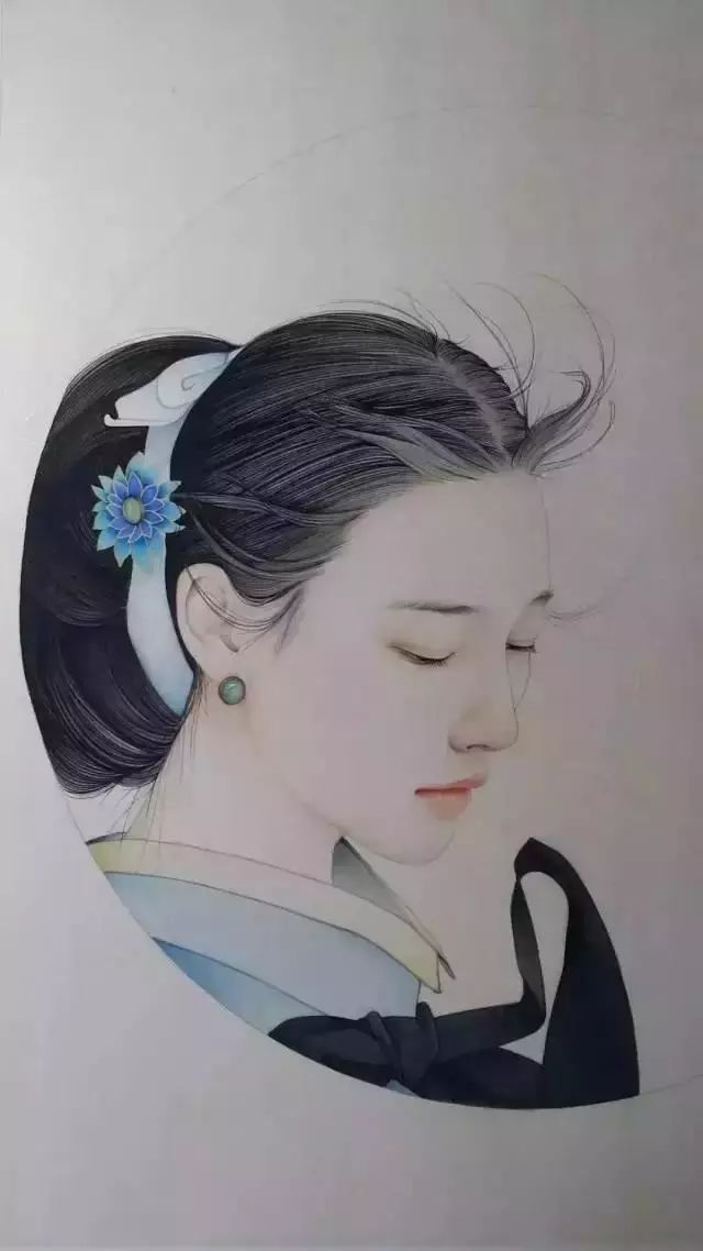 自由绘画者丁玉蝶作品画工细腻,堪称妙笔生花佳作