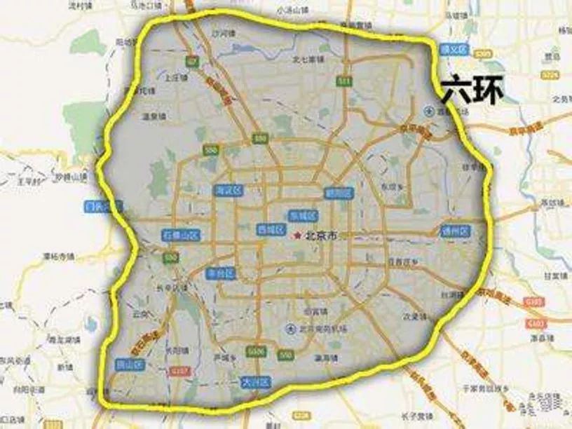 昌平进京证限行区域图图片