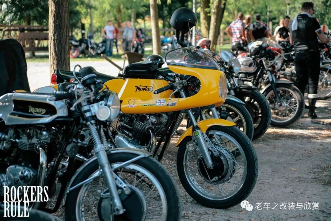 意大利复古摩托车聚会