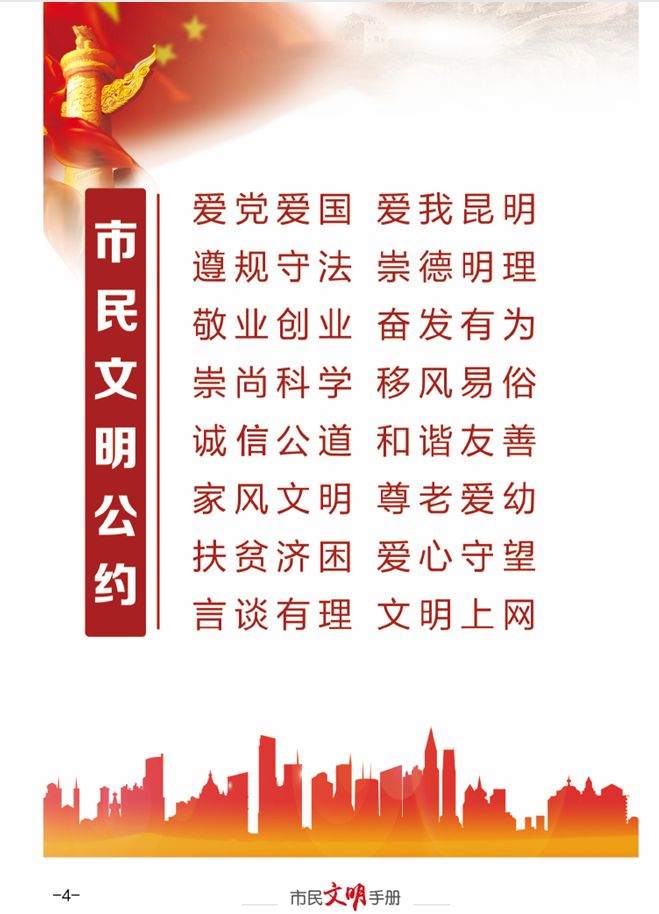 市民文明手冊文明公約你做到了嗎