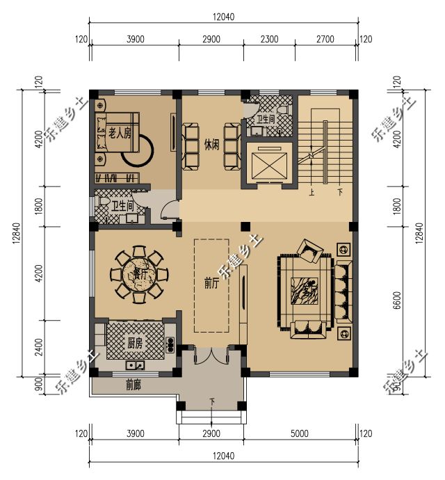 12x13米新中式自建房设计,时尚大气 ,细节处尽显中式魅力