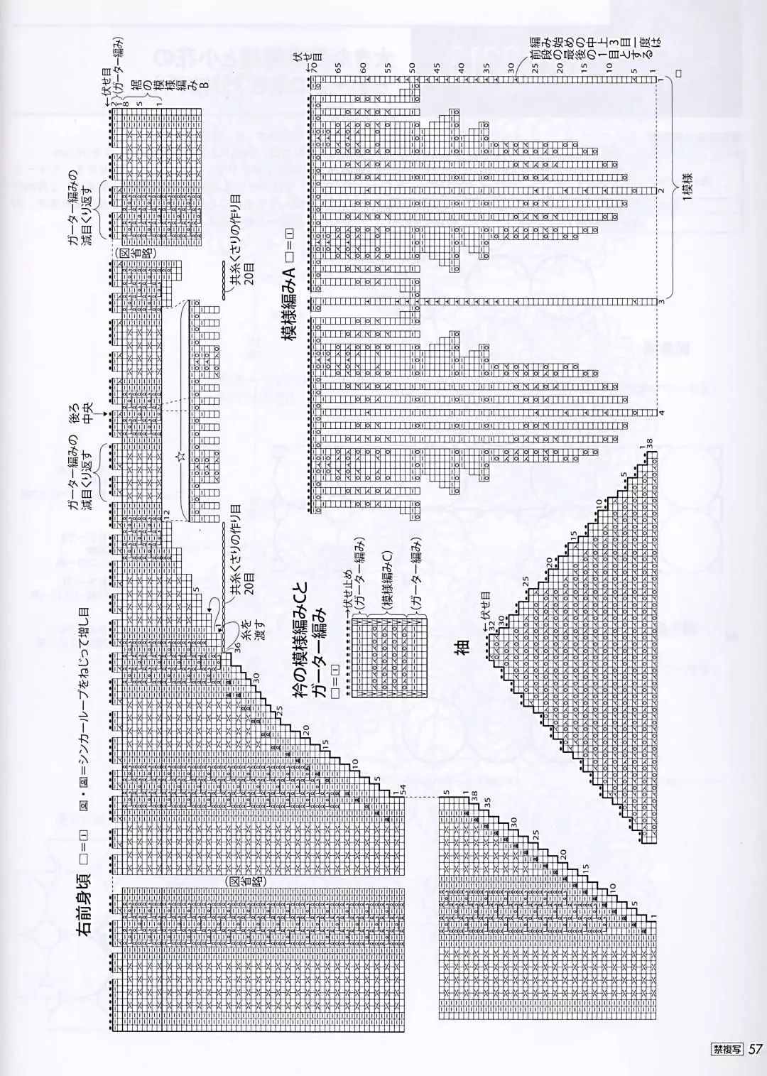 孔斯特花样棒针图解图片