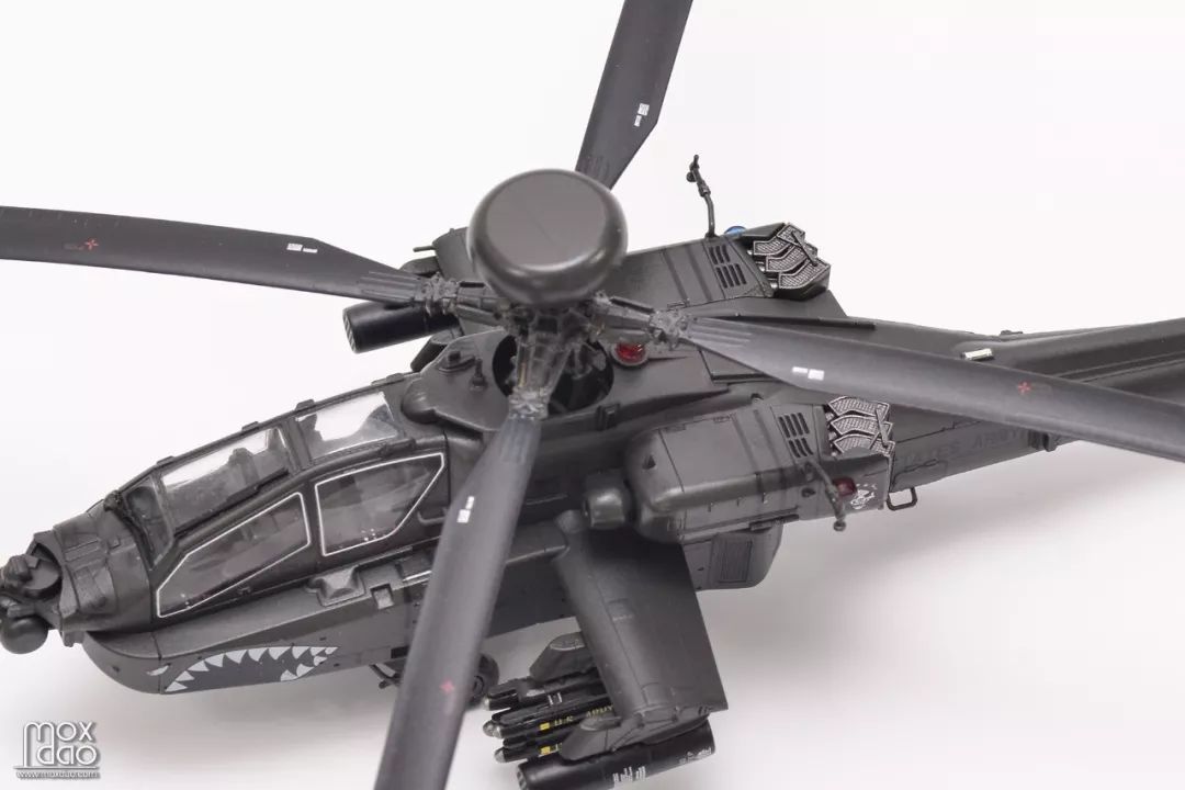 「手涂」长弓阿帕奇 1/72 爱德美 模型作品