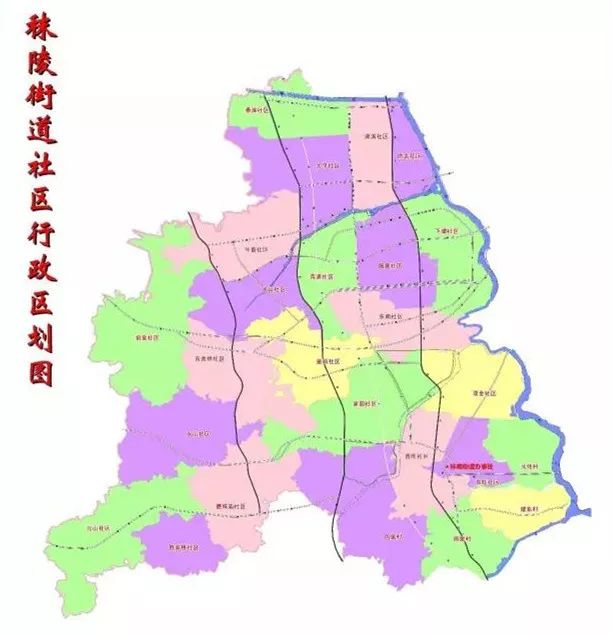 秣陵街道地图图片