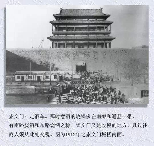 老北京城门照片