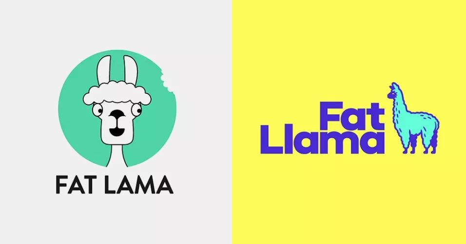 英国在线租赁平台“FatLlama”品牌形象设计