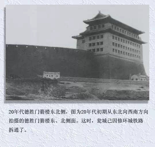 老北京城门照片