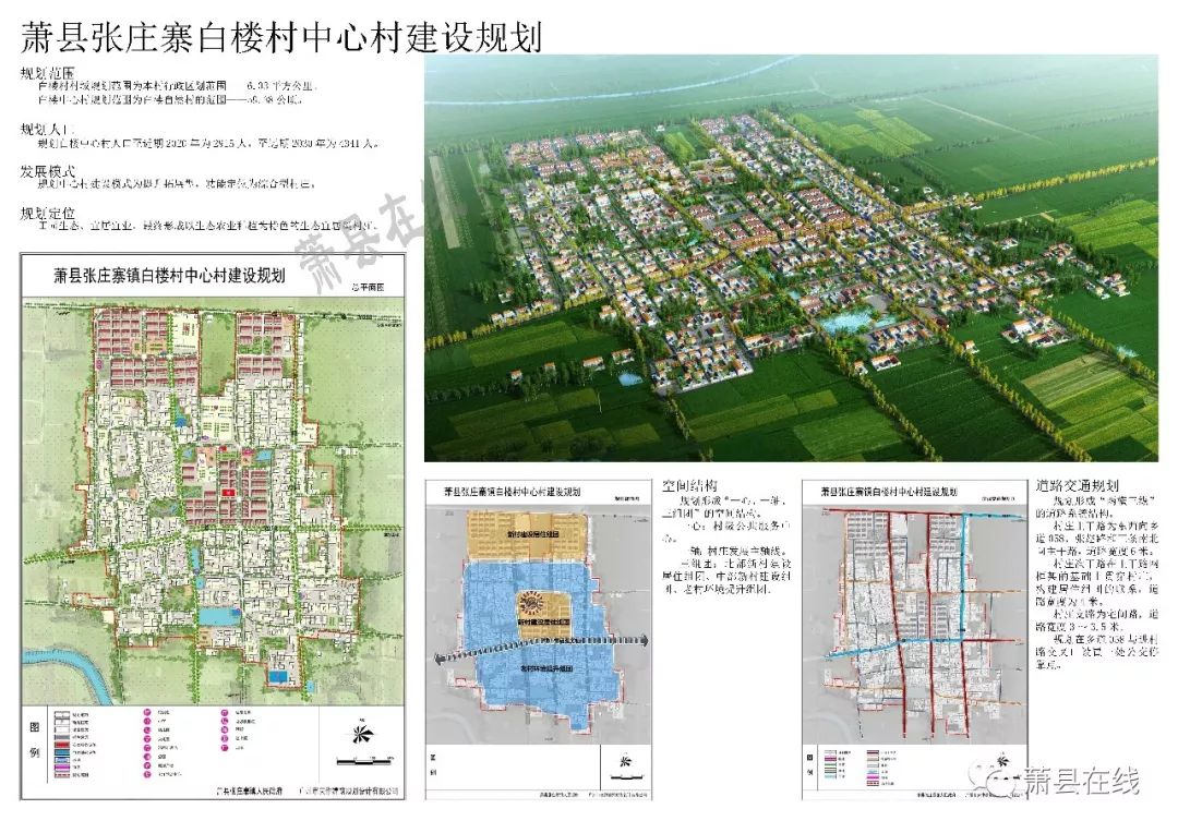 萧县这几个村将有大发展,最新规划图流出 看看都是哪里?