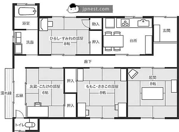 日本动漫人物房子大比拼大雄家原来是有钱人