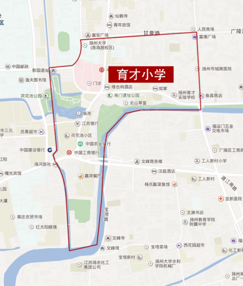 扬州汶河小学施教区图片