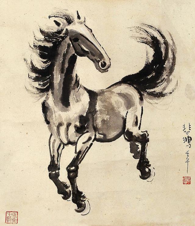 画马大师—徐悲鸿