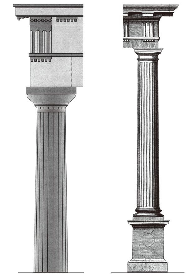 多利安柱式图片