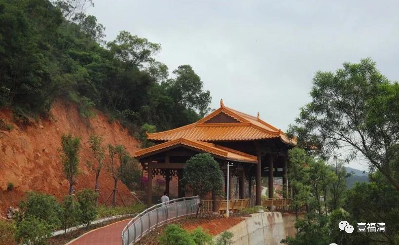 已基本完工,福清首條環山棧道——玉融山環山棧道作為中央公園先行