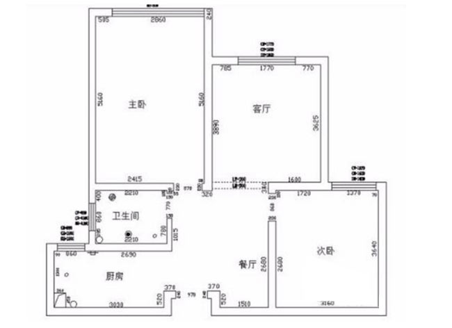 67泉州室内设计培训师教你室内装修用cad画结构图的方法