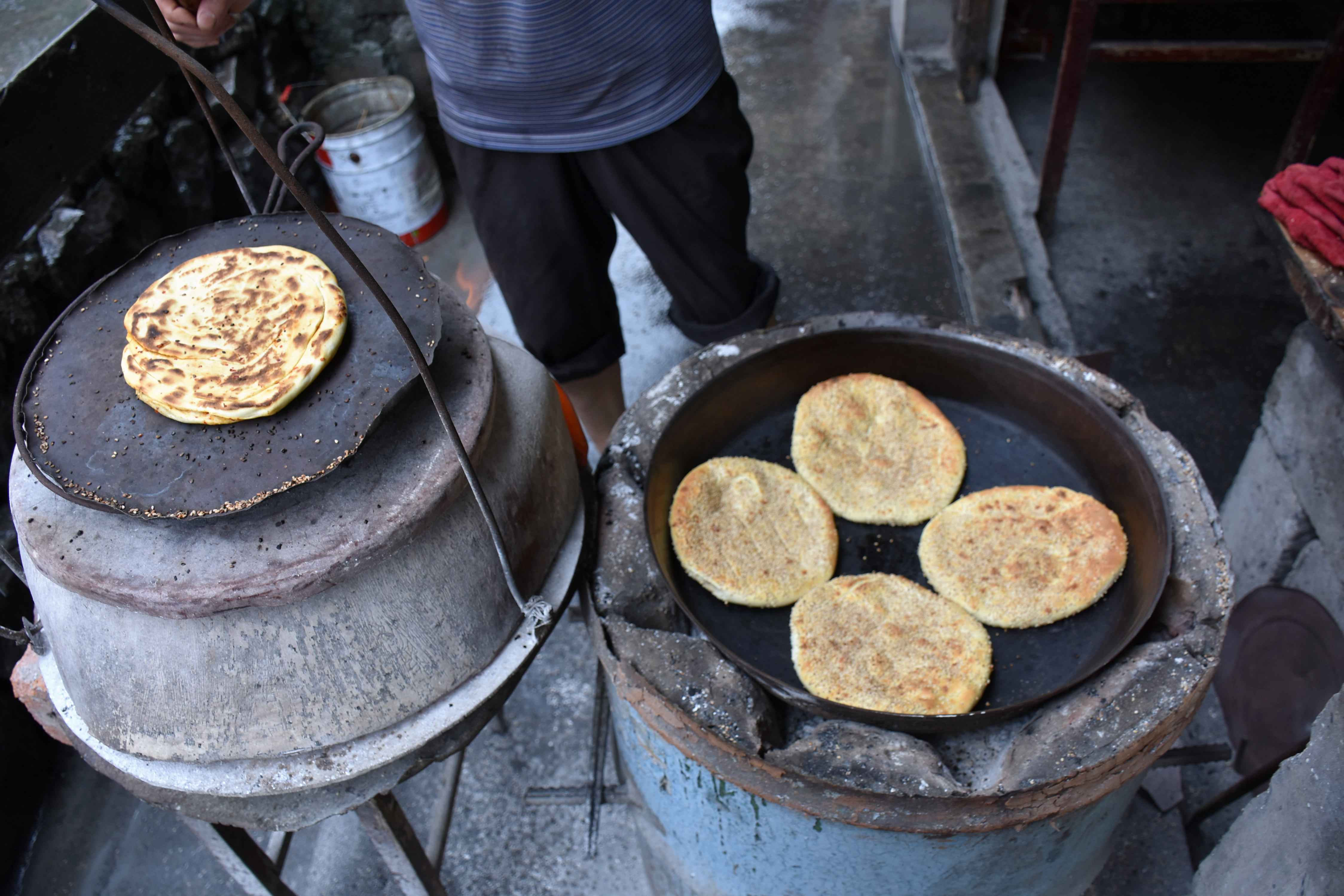 柳林芝麻饼制作过程图片