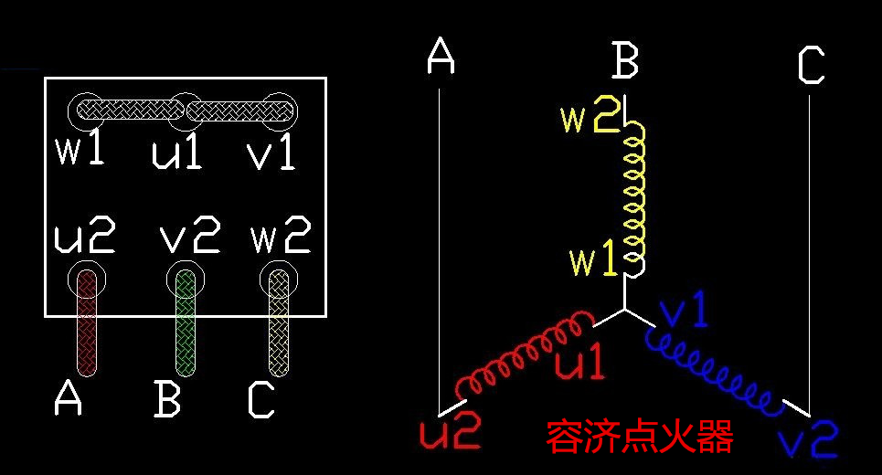 37kw电机接线方式图片