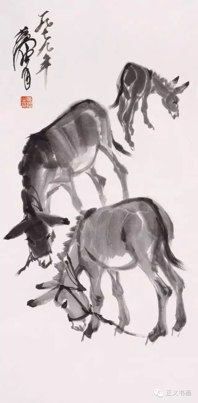 甘肃画毛驴有名的画家图片