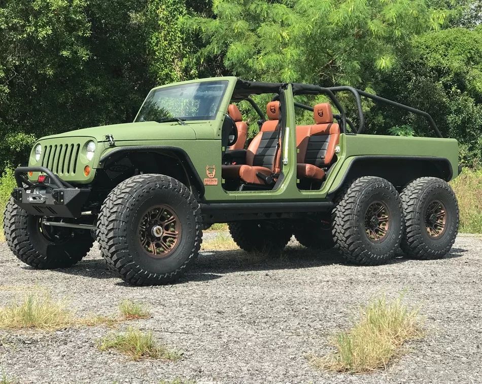 bruiser conversions打造jeep wrangler 6x6_搜狐汽車_搜狐網