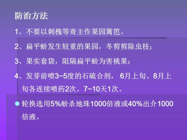 桃树全年用药一览表图片