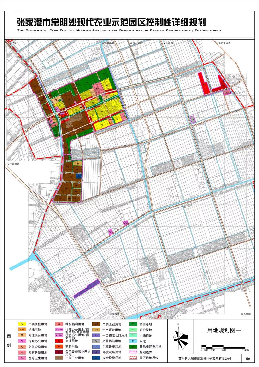 总体规划图公布张家港这个地方将建成观光旅游特色小城镇