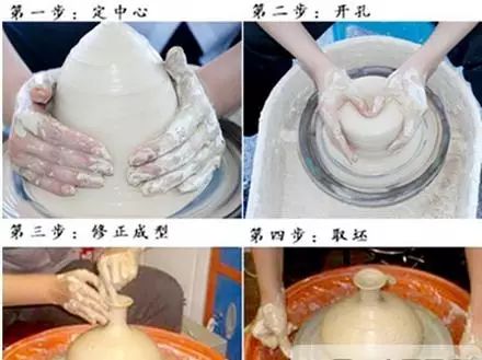 捏陶瓷的过程图片