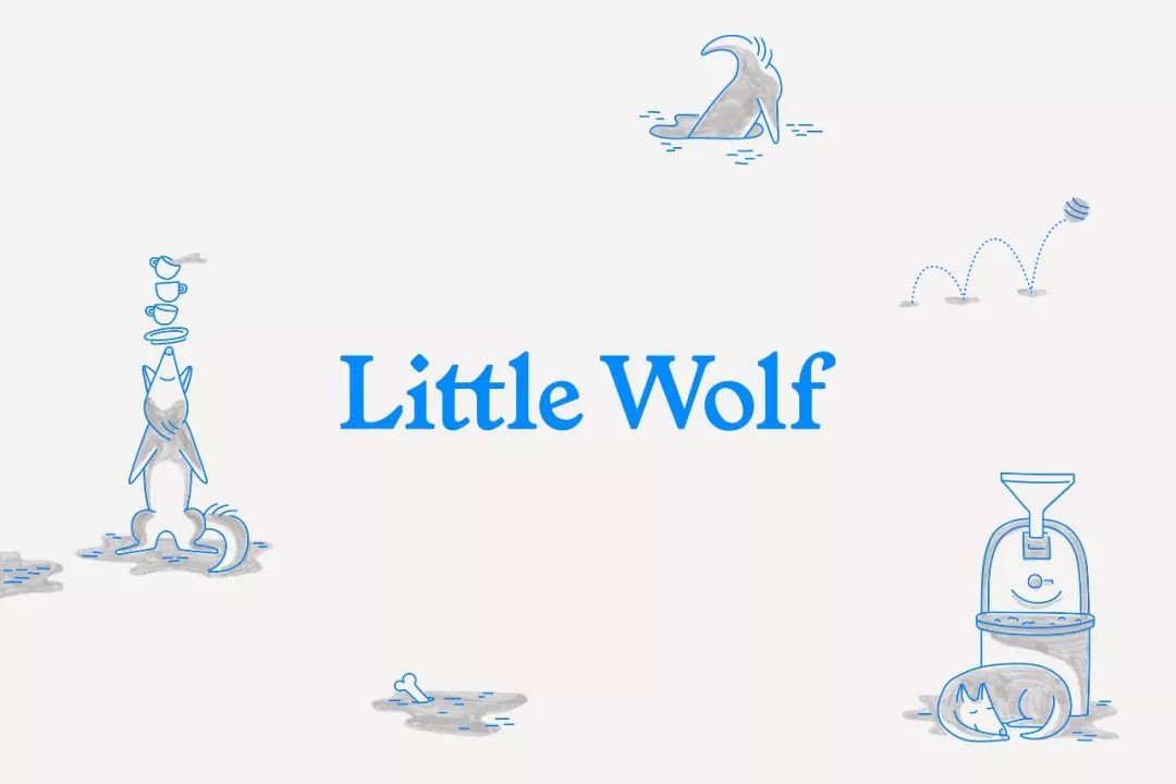咖啡烘焙店“LittleWolf”品牌形象设计_图标