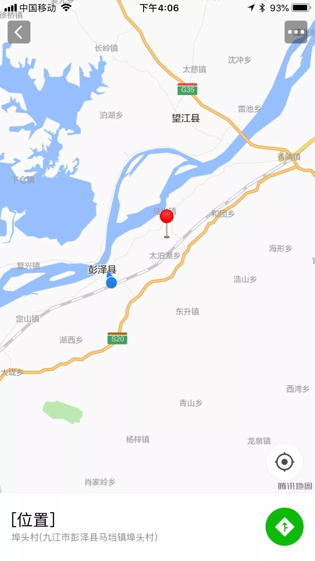 江西彭泽县地图高清图片