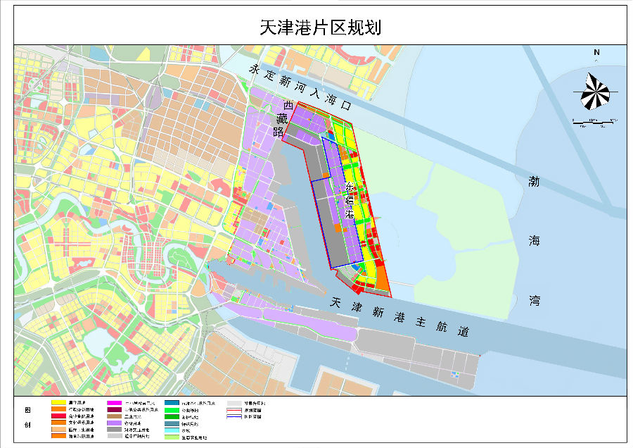 天津空港地图高清版图片