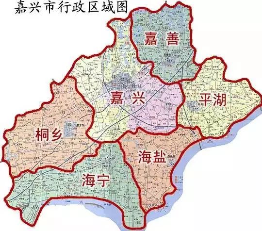 嘉兴市乡镇地图图片
