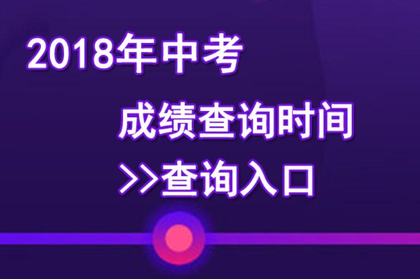 合肥2018中考成績查分入口和查分方式