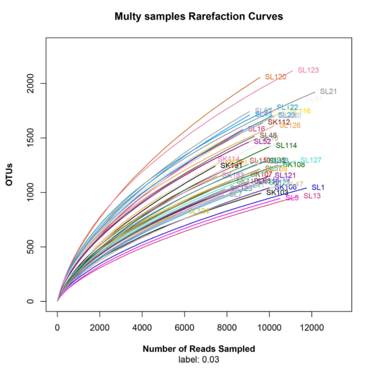 16s测序结果解读稀释性曲线和rankabundance曲线