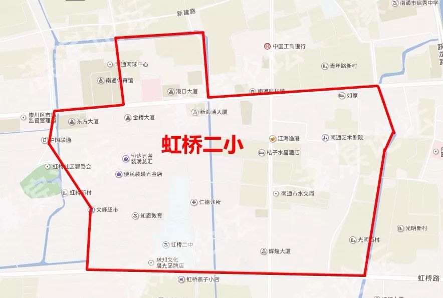 大丰小学学区房划分图图片