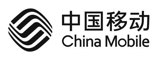 中国移动logo黑白色图片