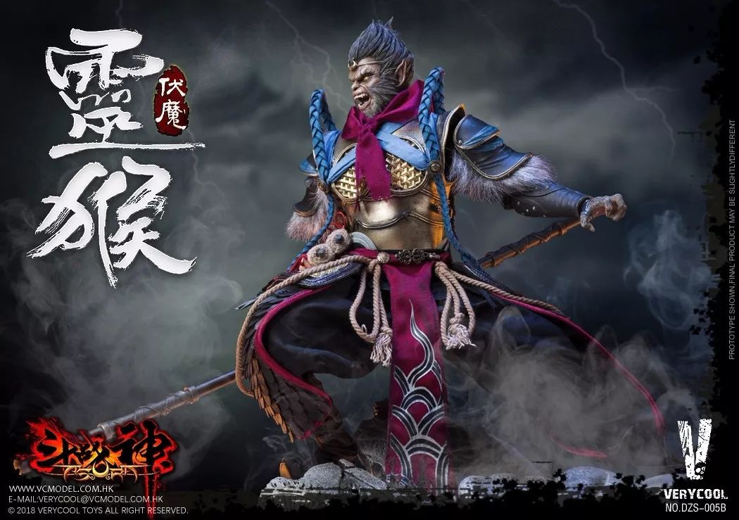 新品预定 verycool  1/6《斗战神》系列第五弹—灵猴伏魔 标准版 &