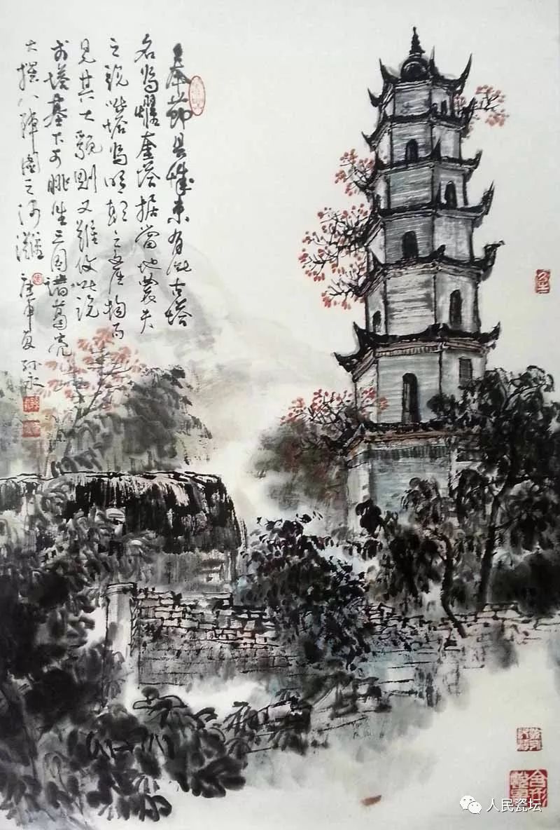 美丽奉节绘画作品图片图片