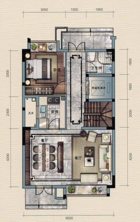 建发首院户型图图片