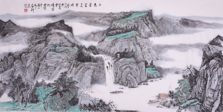 山水寄情,丹青绘心—王雪峰山水画作品欣赏