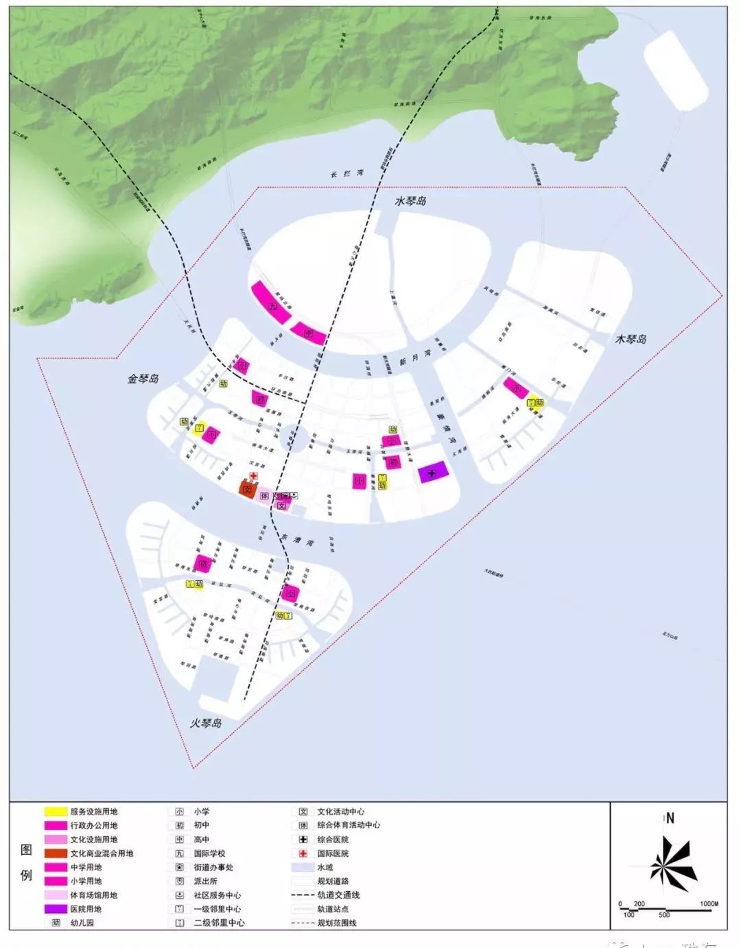 横琴岛规划图图片
