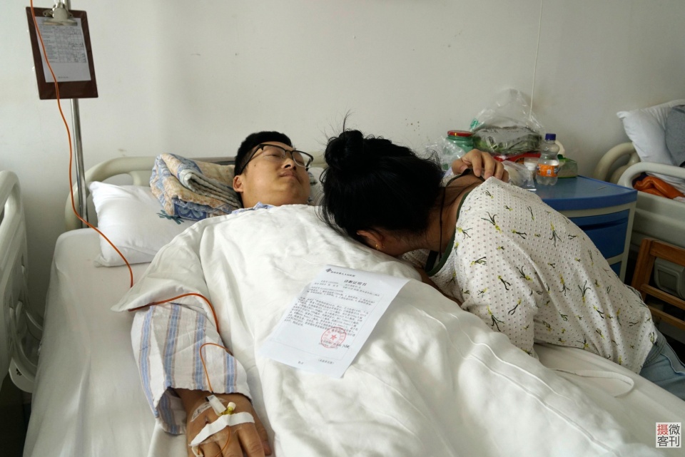 5月28日凌晨,31岁的刘庆生突然感觉全身麻木,呼吸困难,就赶紧让妻子打