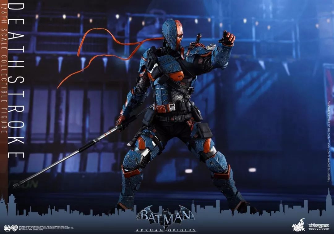 新品预定hottoys16vgm30蝙蝠侠阿卡姆起源丧钟deathstroke