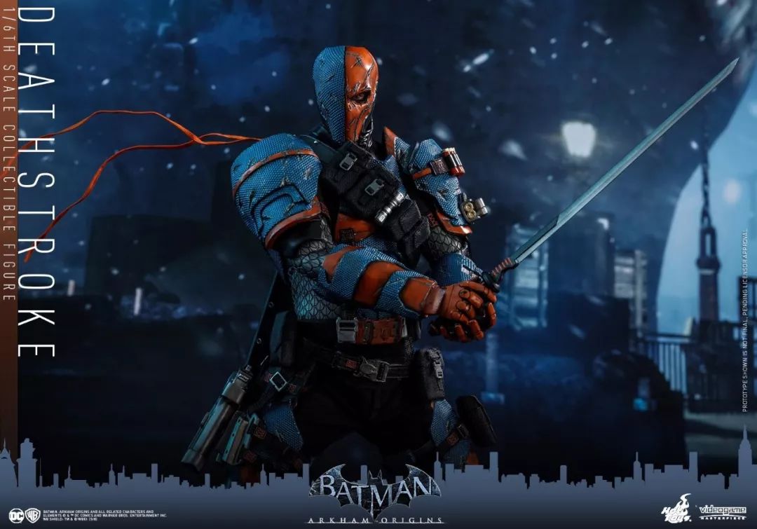 新品预定hottoys16vgm30蝙蝠侠阿卡姆起源丧钟deathstroke