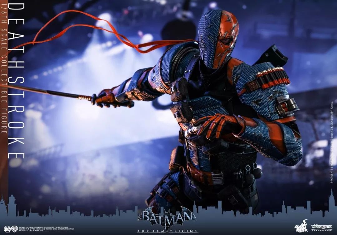 新品预定hottoys16vgm30蝙蝠侠阿卡姆起源丧钟deathstroke